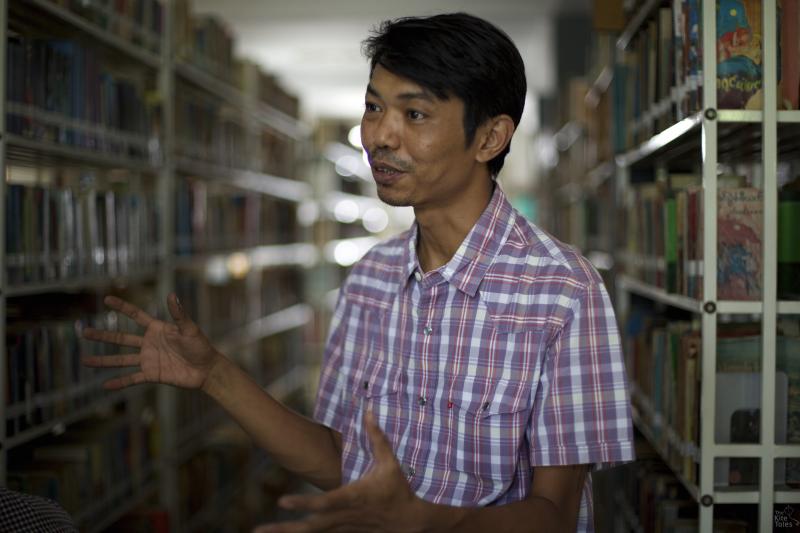 Librarian Aung Myint Oo
