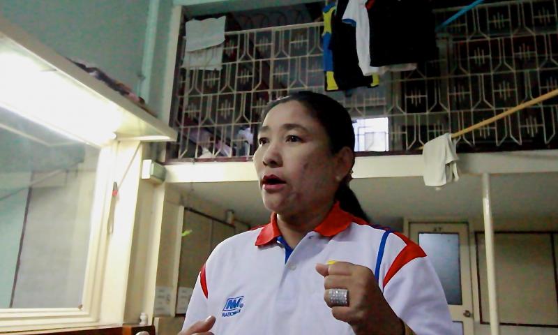 Myint Myint Kyaw has had a passion for lethwei since she was at school