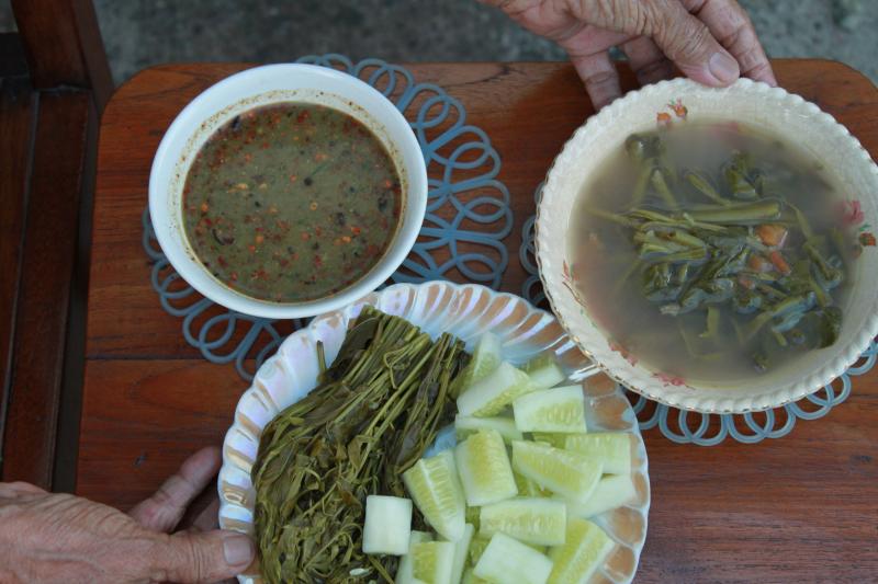 Typical Burmese dishes that could be seen in most homes